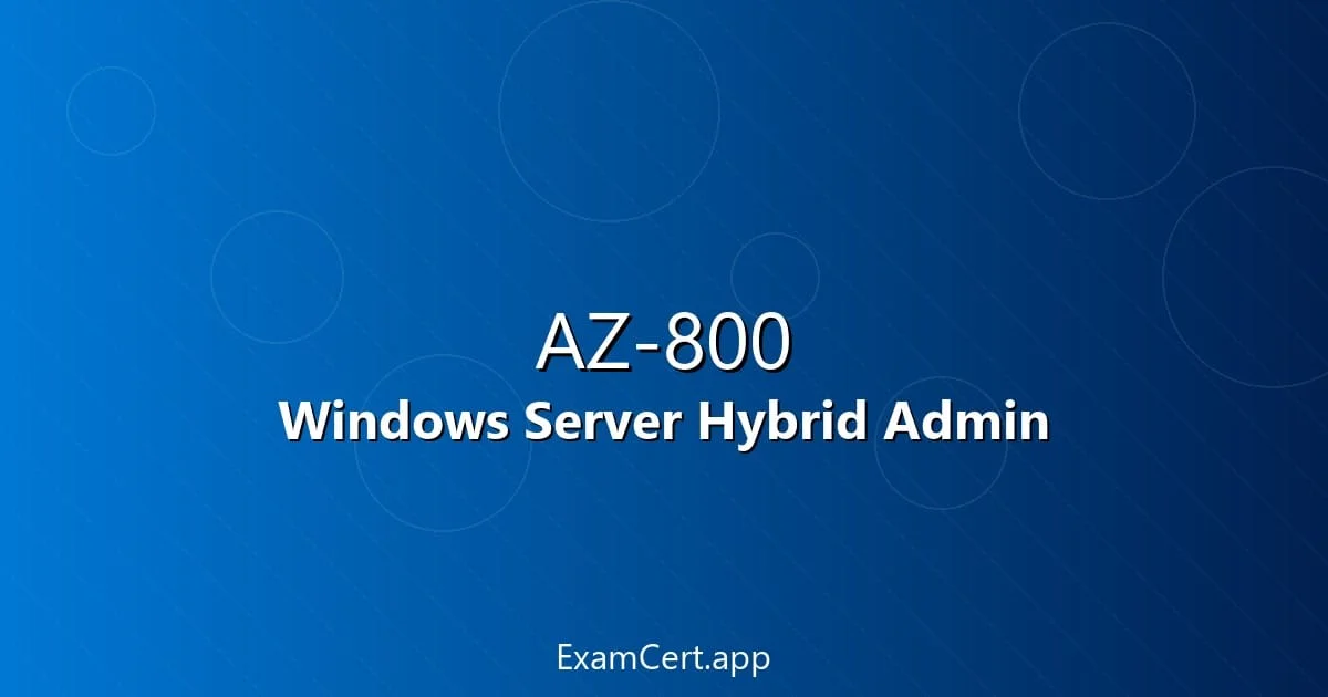 AZ-800 Guide