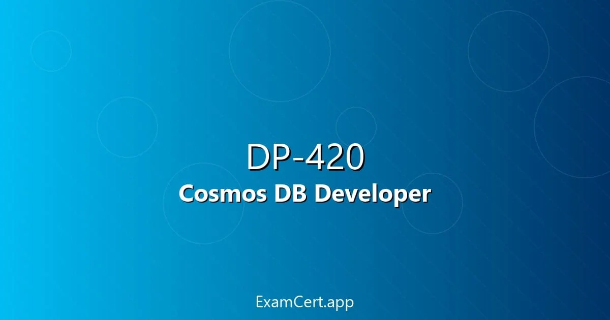 Azure DP-420 Guide