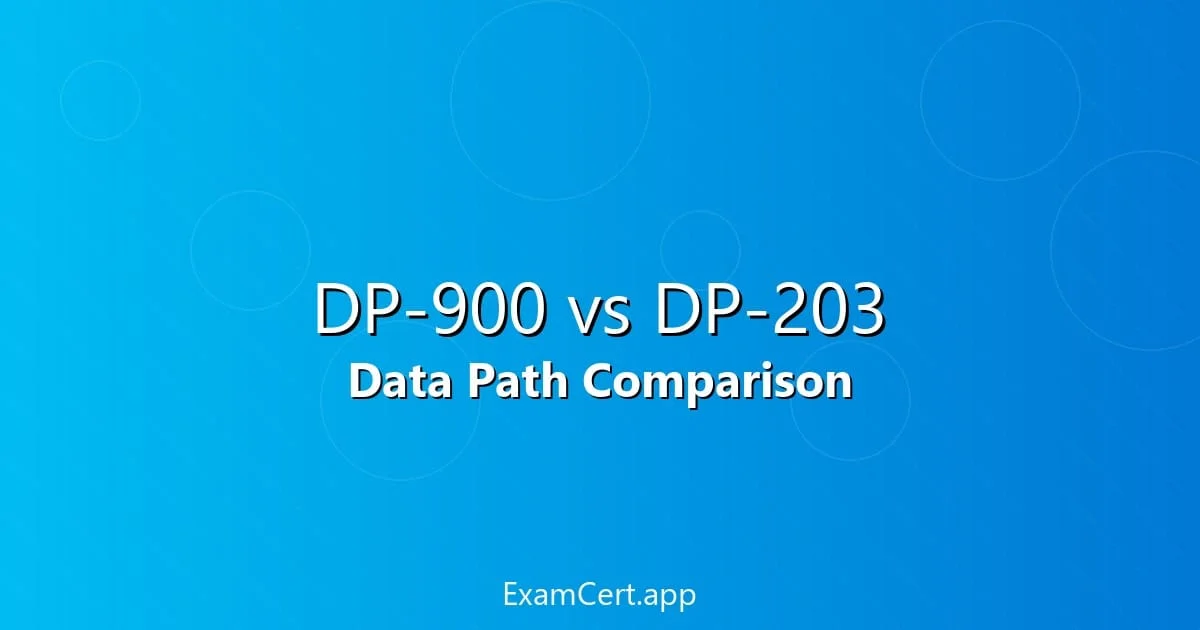 DP-900 vs DP-203
