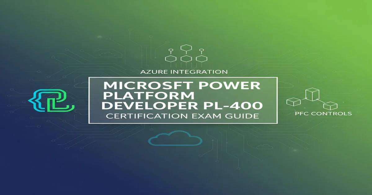 PL-400 Study Plan 2026