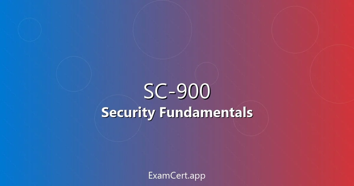 SC-900 Study Plan